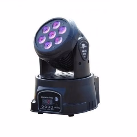 Cabeza móvil 7 LED DJPOWER