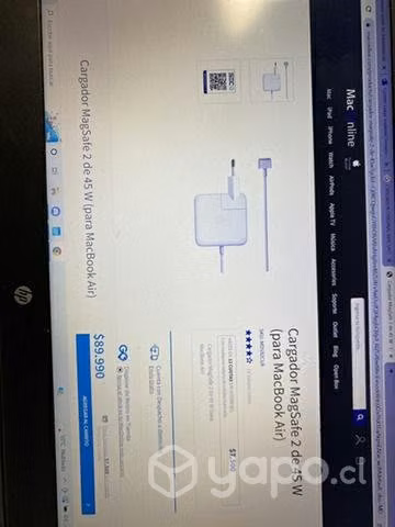 Cargador de mac original 1 mes de uso - Imagen 5