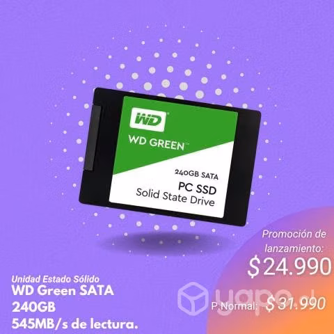Discos Solidos WD Green 240GB