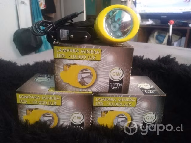Lámpara minera recargable nuevas