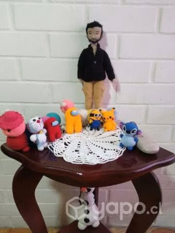 Amigurumis personalizados, llaveros,flores