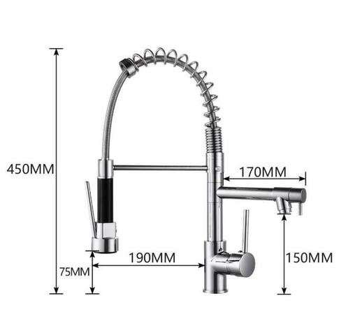 Monomando llave de lavaplatos de lujo - Imagen 2