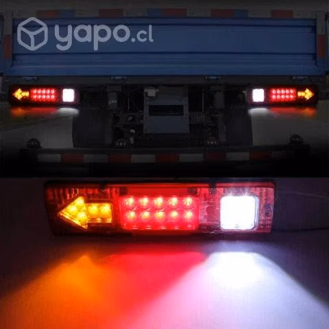 Foco Trasero Led 12 Voltios + Cable 5 Metros Carro