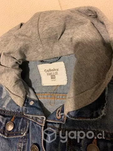 Chaqueta mesclilla niño talla 8