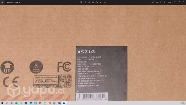 Note NUEVO X571 i5 GTX1650 8GB 512GB 15.6 144HZ