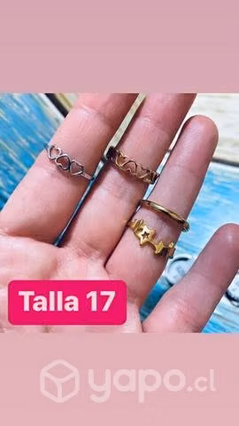 Anillos acero quirúrgico