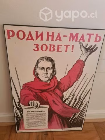 Cuadro propaganda Sovietica Segunda Guerra Mundial