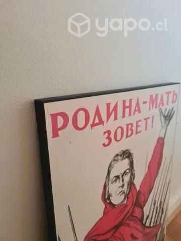 Cuadro propaganda Sovietica Segunda Guerra Mundial - Imagen 2