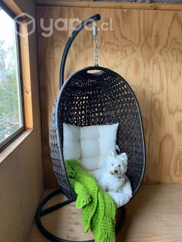 Silla colgante para exterior