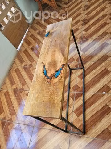 Arrimo raulí y resina epóxica