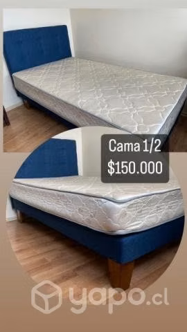 Cama plaza 1/2