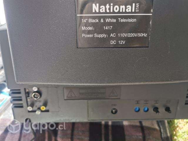 Televisor National blanco y negro - Imagen 2