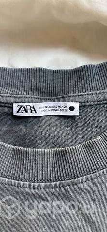 Polera gris zara - Imagen 2