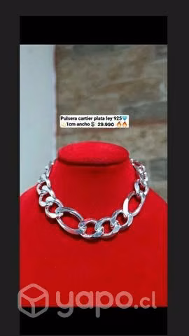 Pulceras de plata ley 925