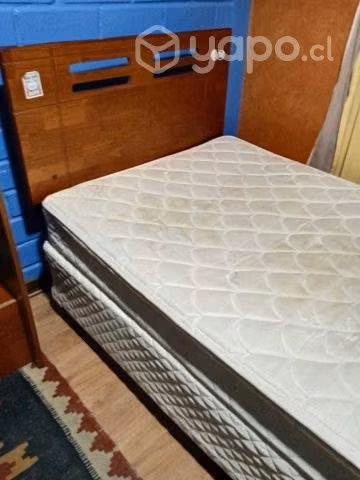 Cama Box spring 1,5 Plazas