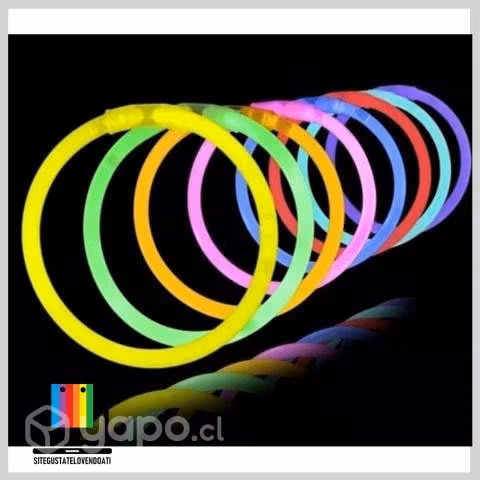 Set de 100 Pulseras Luminosas