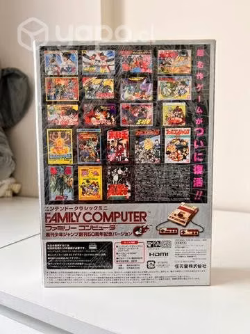Nintendo classic mini Famicom Shonen Jump dorada