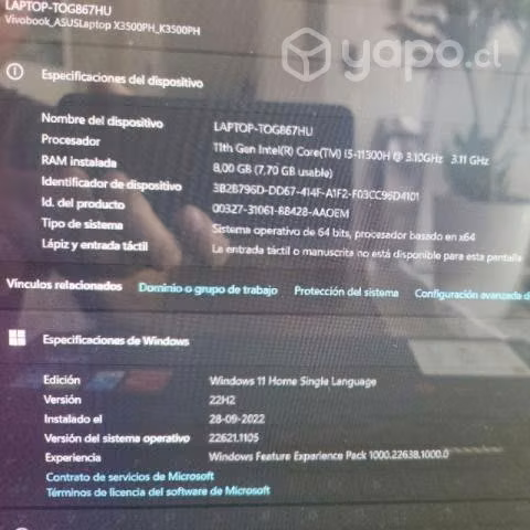 Notebook ASUS Vivobook 15 Pro OLED