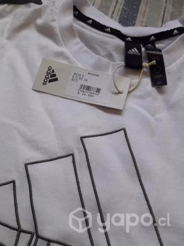 Poleras adidas M fi boss tee /skt bos g t white