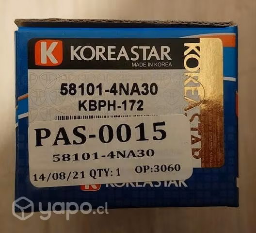 Pastillas De Freno Delantera Hyundai Accent, Excel - Imagen 4
