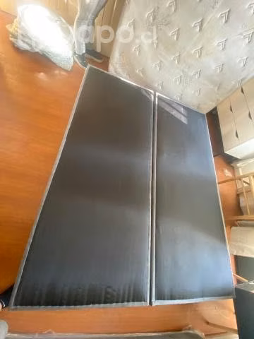 Cama 2 plazas base dividida y respaldo