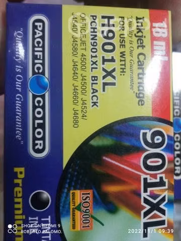 Tinta HP 901xl black alternativa de alta