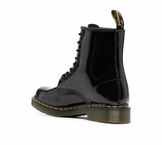 Botines dr Martens negro brillante hermosos - Imagen 2