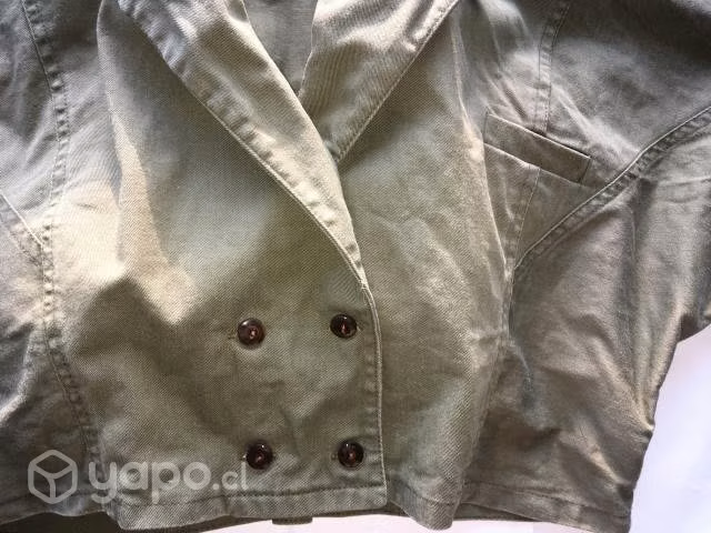 Chaqueta Bolero Verde Musgo M - Imagen 2
