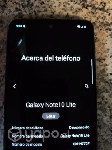 Samsung Galaxy note 10 lite