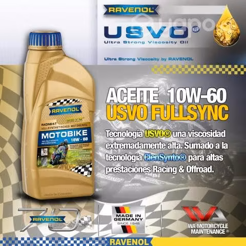 Aceite 10w60 Racing Full Sintético Ravenol USVO