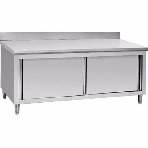Meson mueble de 1400x600x850 con puerta corredera