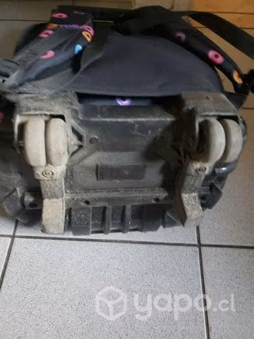 Mochila Totto con ruedas usada - Imagen 3