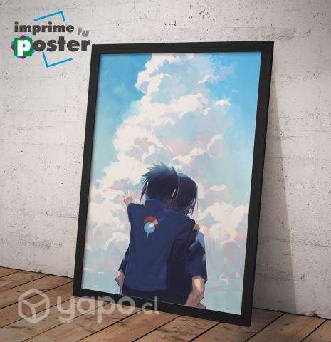 CUADRO DE SASUKE UCHIHA 34x45cm llegar y colgar - Imagen 4
