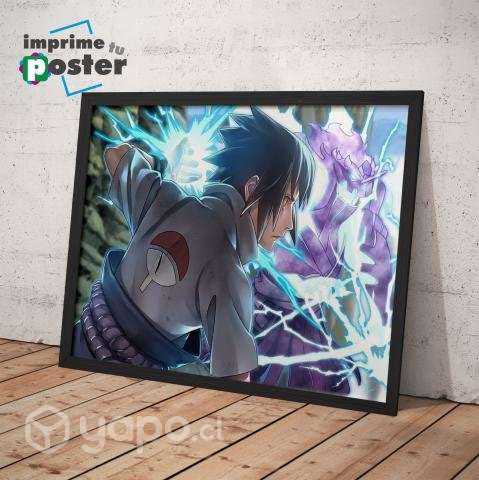 CUADRO DE SASUKE UCHIHA 34x45cm llegar y colgar - Imagen 3