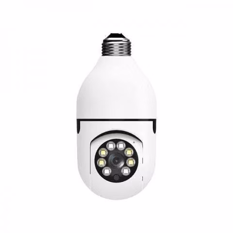 Ampolleta Con Cámara De Seguridad Panorámica Wifi