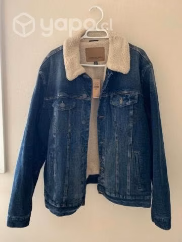 Chaqueta jeans forrada chiporro american eagle