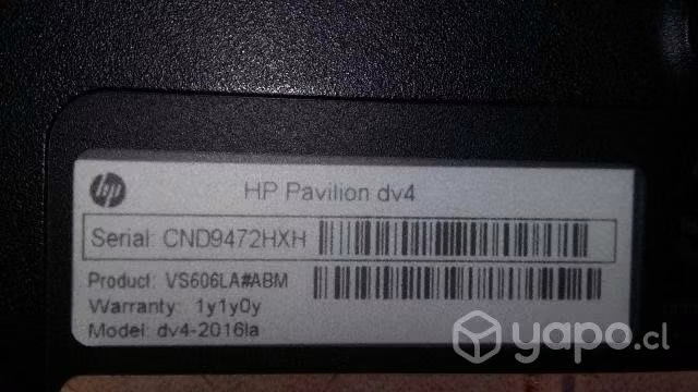 Notebook HP pavilion dv4 tarjeta madre quemada - Imagen 6