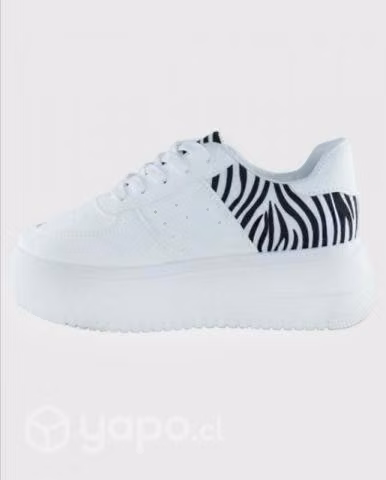 Zapatillas Plataforma Tendencia Moda.