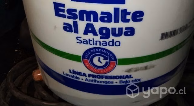 Esmalte al agua y pasta muro