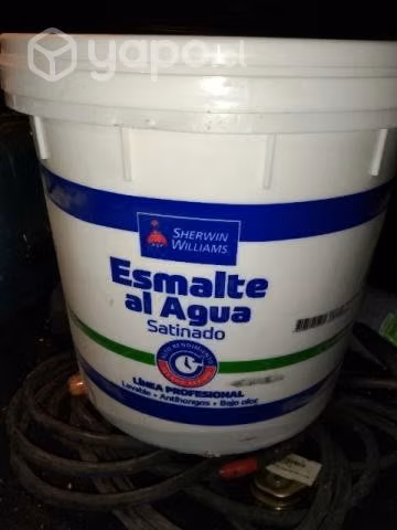Esmalte al agua y pasta muro
