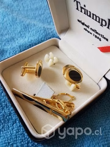 Colleras Triumph bañadas en oro, nuevas - Imagen 3