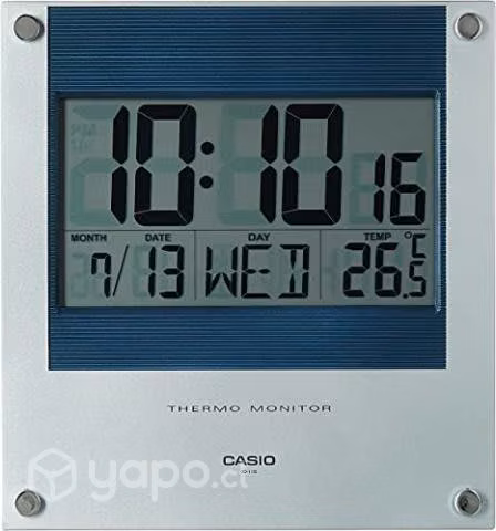Reloj casio mural id11-2 temperatura nuevos