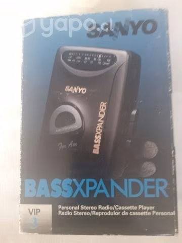 Personal stereo sanyo bassxpander