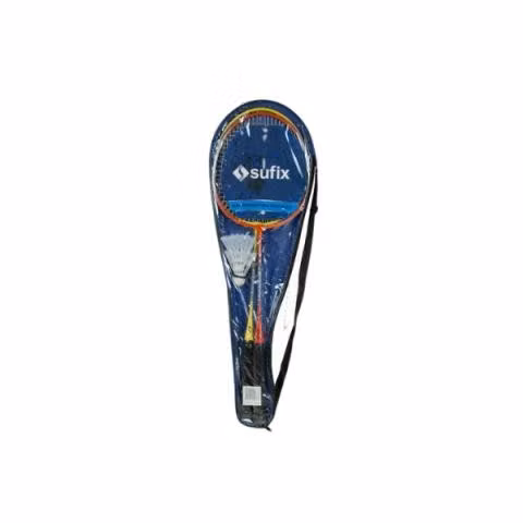 Set Badminton Sufix 2 Raquetas + 2 Plumillas + Fun