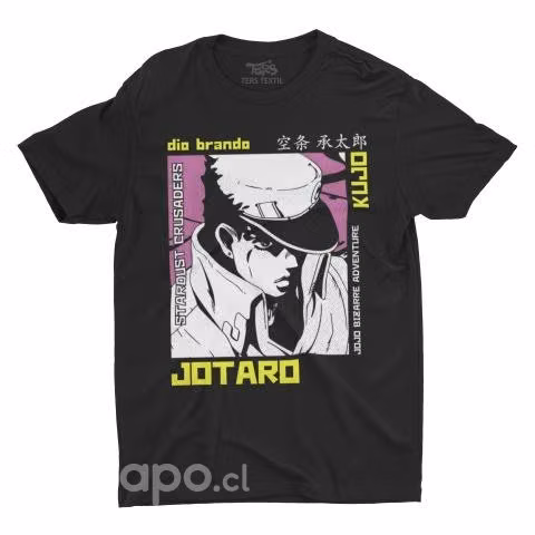 Polera Kujo Jotaro Jojo´s Jojo Anime