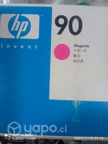 Cabezal HP 90 magenta original