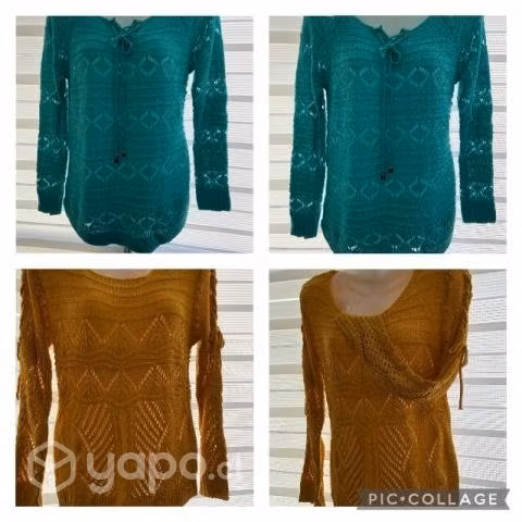 Sweaters, tapados de hijo y tapados