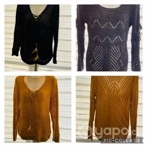 Sweaters, tapados de hijo y tapados