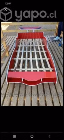 Cama auto niño