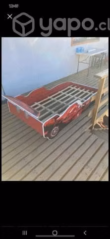 Cama auto niño